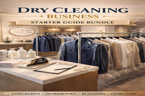 Dry Cleaning Business Starter Guide Bundle