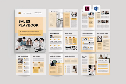 Marketing Sales Planner Book